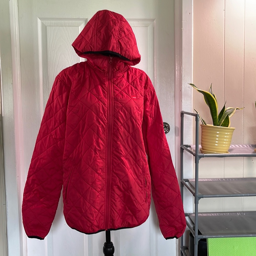 Chocolate skateboards quilted quick pack jacket/coat